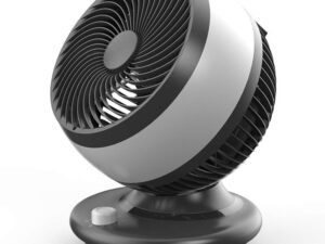 Portable Quiet Air Circulator Fan, Whole Room  Table Fan Office Home 3D Air Supply Stand Fan Air Fan-Black 13 11 Inch