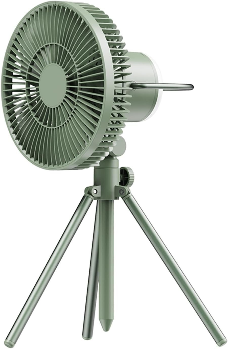 Fan LightCamping Fan with Remote Control & Light Tent Fans 10000mAh 3 Legs 5-Gear Winds for Outdoor Fishing BBQ with Mobile Power - Image 2