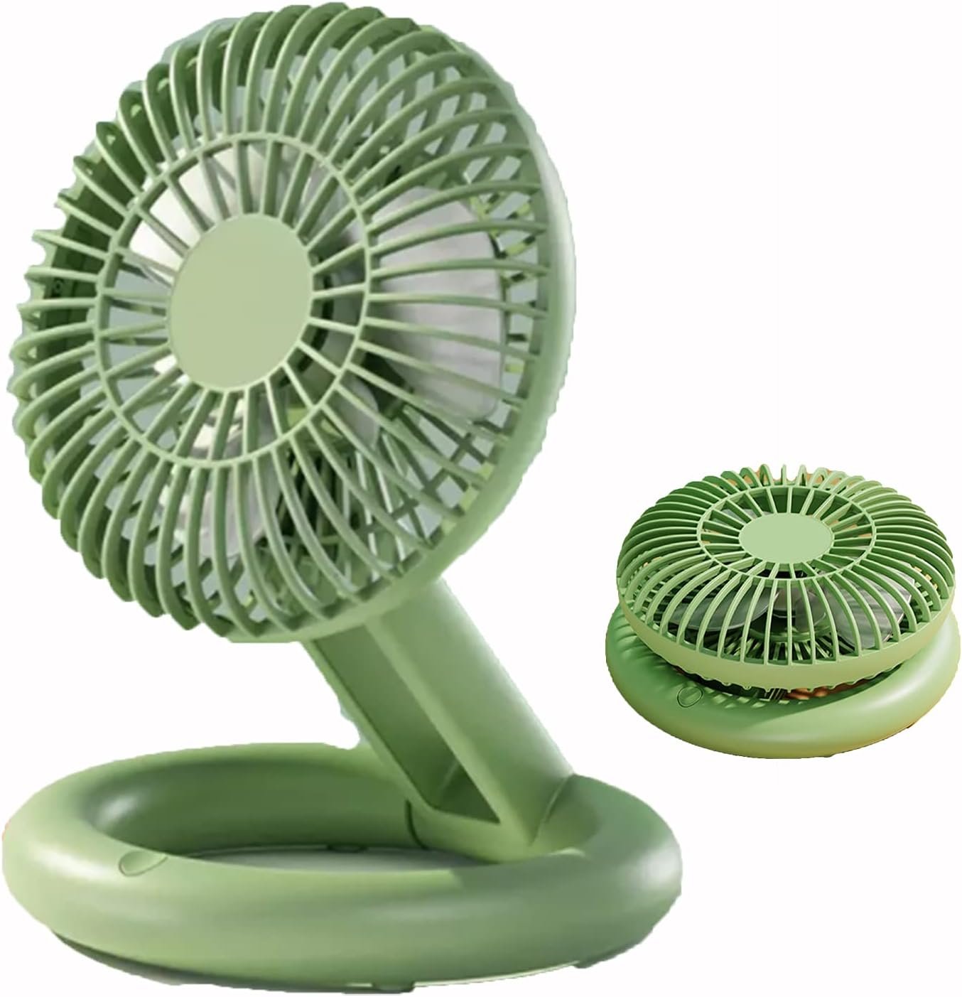 Portable Folding Fan 2000mAh USB Chargeable Desk Mini Portable Air Cooler Fan Rotatable Ventilador Cooling Fan Home Office