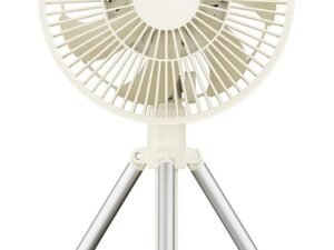 Fan LightCamping Fan with Remote Control & Light Tent Fans 10000mAh 3 Legs 5-Gear Winds for Outdoor Fishing BBQ with Mobile Power